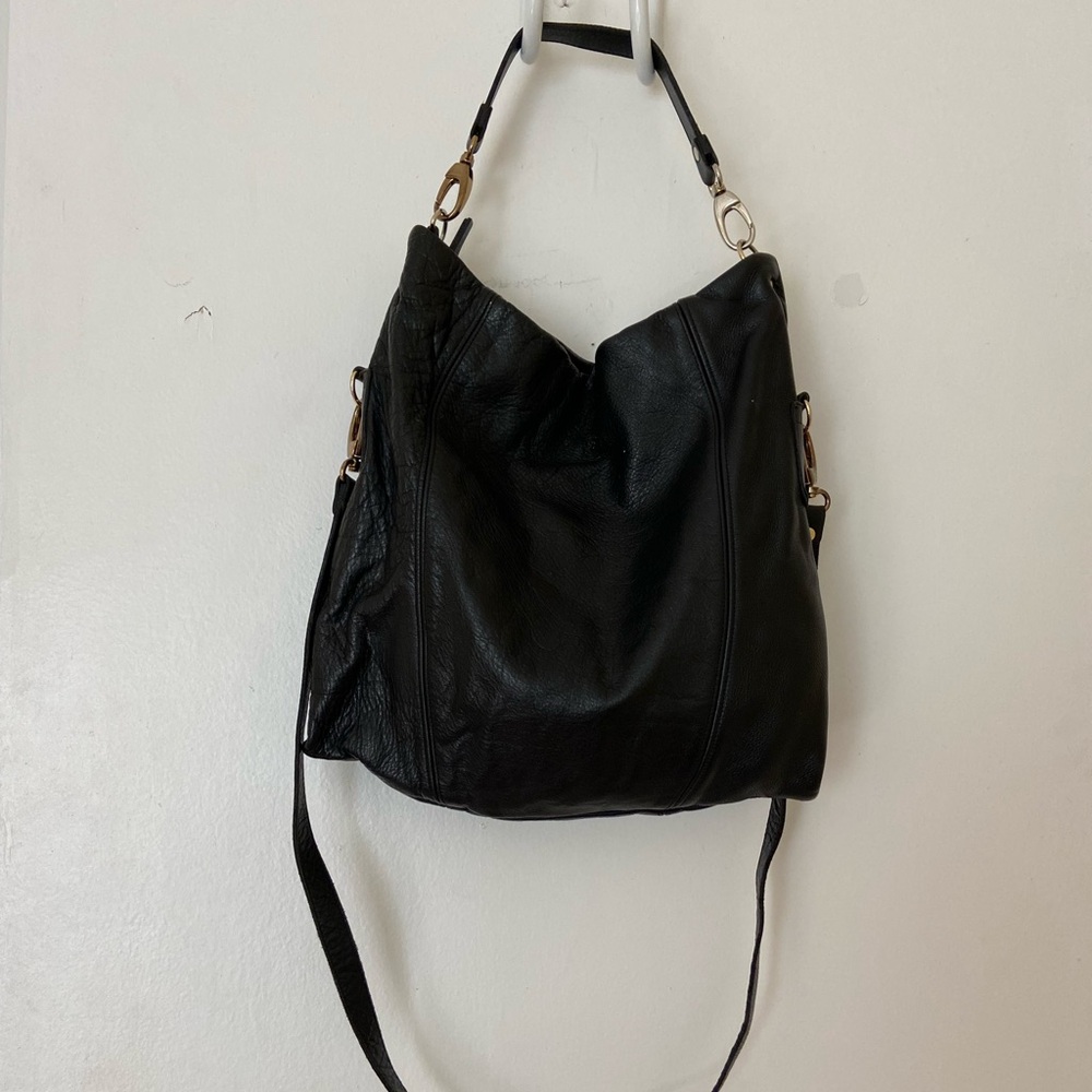 Pietro Alessandro Black Leather Bag